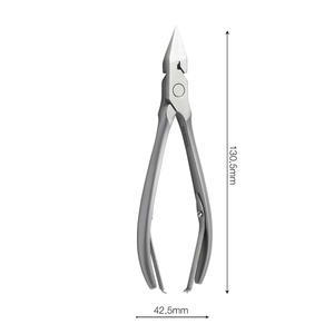 130,5mm x 42,5mm Color gris Acero inoxidable Nghia Nail Nippers cuidado personal disponible para exportar embalaje de caja de papel - Product Image 2