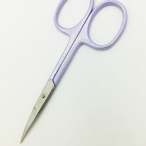 Ciseaux de beauté personnalisés en acier inoxydable durable Nouveaux ongles de manucure à cuticules incurvées Ciseaux de soin des ongles en vison - Product Image 3