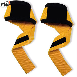 Sangles de musculation en coton robustes, nouvelle arrivée, vente chaude OEM, accessoire de fitness de haute qualité pour la salle de sport - Product Image 1