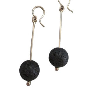 Pendientes de resina blanca para Halloween, pendientes acrílicos redondos de araña y calabaza - Product Image 6