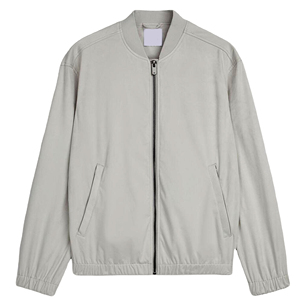 Chaquetas informales de alta calidad para hombre para otoño, estilo de béisbol ajustado con cuello levantado, chaqueta Bomber en tela de lona - Product Image 5