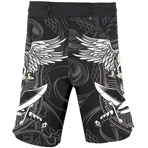 Custom High Quality Breathable Men's MMA/Boxing <b>Shorts</b> Casual Eco-Friendly Quick Dry Drawstring Closure OEM Service Customized - Product Image 2