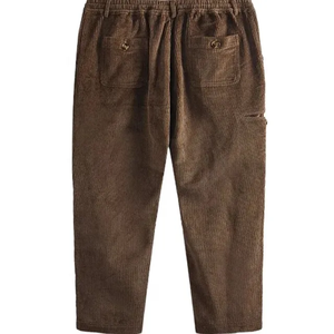 Pantalones de pana de hombre de secado rápido con logotipo personalizado, color personalizado con cuerda ajustable, pantalones de pana de nuevo estilo para hombre - Product Image 4