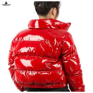 Hiver Plus Size Logo personnalisé Slim Fit Long Sleeve Ladies Down Coats Outdoor Down Jacket Fashion Women with Fur Puffer Jackets - Product Image 6