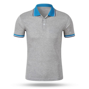 Vente en gros Premium personnalisé hommes XL été tricoté pour polo impression numérique rayure manches courtes - Product Image 6