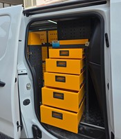 Système d'étagères de rangement modulaire pour l'intérieur des voitures DETAY OEM |   Étagères de rangement professionnelles pour véhicule à 9 tiroirs