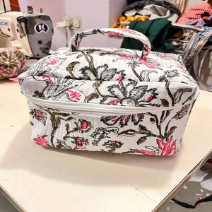 Custom made Handmade Quilted Cotton Tote Bag Lightweight & Reusable. Ideal for office and gifting - Product Image 3