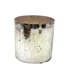 Porte-bougie décoratif en verre antique, couleur argent antique, pot à bougie pour la décoration de la maison et de la table, fait à la main, personnalisé - Product Image 4