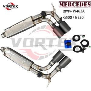 Système d'échappement Catback en acier inoxydable Vortex 304 pour Mercedes-Benz W463A G550 2016+ Échappement Catback de course - Product Image 2