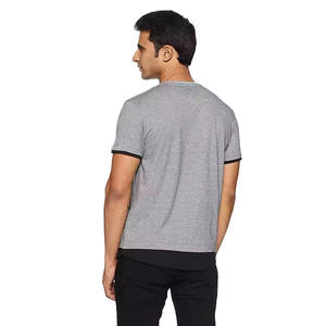 T-shirts pour hommes à design personnalisé, nouvelle arrivée, couleurs personnalisées, tissu en toile polyester/coton, respirant, décontracté, manches courtes - Product Image 4