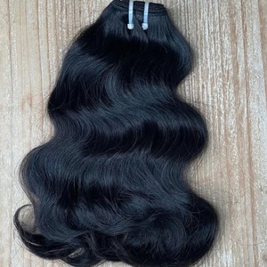 Vendeurs en gros de cheveux bouclés birmans bruts noirs non traités cheveux indiens style vague naturelle cheveux humains vietnamiens - Product Image 3