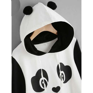 Oso sublimación diseño impreso con capucha mujeres Crot Top mujeres para Sudadera con capucha tamaño americano EE. UU. mujeres para Sudadera con capucha y sudadera - Product Image 4