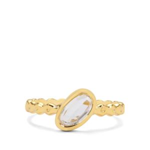 แหวนคริสตัล-ดีไซน์กลุ่มดาวอารา ชุบทอง เงินสเตอร์ลิง ควอตซ์แท้ - Product Image 2