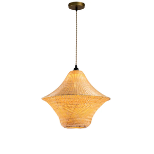 Vietrustic, venta superior, pantallas de lámpara de techo, lámpara de ratán de bambú, accesorios de iluminación de cocina - Product Image 2