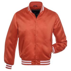 Blouson bombardier universitaire en satin personnalisé pour hommes vente en gros blouson universitaire baseball pour hommes letterman en satin personnalisé blouson bombardier pour services matériels - Product Image 2