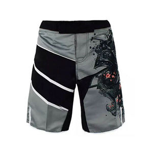 2026 nueva llegada hecha a medida 100% Spandex/poliéster sólido transpirable de secado rápido MMA Casual pantalones cortos de gimnasio para hombres - Product Image 4