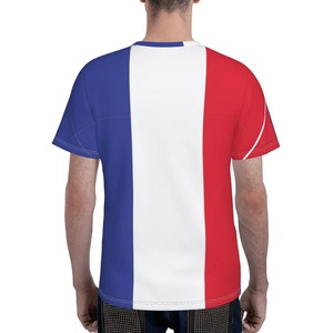 Camiseta personalizada con bandera de país, camiseta bonita para hombre, camisetas con estampado bordado de logotipo personalizado, camisetas de manga corta de talla europea - Product Image 4