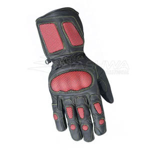 Hot Selling Racing <b>Gloves</b> with Anti-Slip <b>Touch</b> Screen Feature Breathable New Design Leather <b>Gloves</b> with Hand Grips - Product Image 4