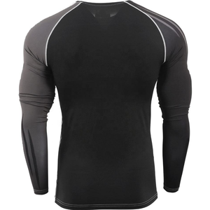 T-shirt de compression à manches longues pour homme, camouflage, sous-vêtement de sport, haut ajusté, entraînement, course à pied, vêtements de sport, rashguard - Product Image 6