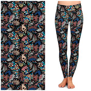 Vente en gros Marque privée Vêtements de yoga pour femmes Taille élastique imprimée par sublimation, Leggings de yoga Vêtements de yoga pour le fitness pour femmes - Product Image 1