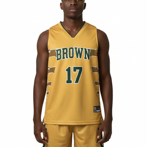 Uniformes de Baloncesto Antibacterianos sin Mangas de Malla, de Secado Rápido y Transpirables, 100% Poliéster, Tallas Grandes, Venta Caliente OEM - Product Image 3