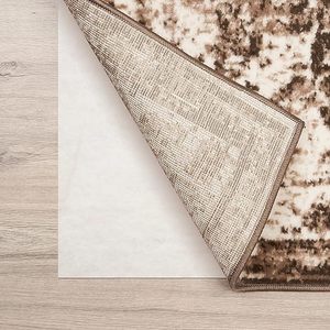 Tapis de porte et tapis antidérapant en tissu non tissé blanc 60 x 100 cm, protection antidérapante - Product Image 2
