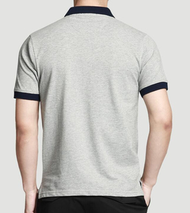 Tissu en toile 100 % coton respirant et à séchage rapide pour chemises homme avec logo frontal, idéal pour la personnalisation de chemises de golf – Vente en gros - Product Image 2