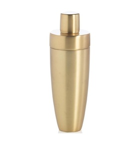 Coctelera de metal pulido oro mate superventas para mini bar - Product Image 1