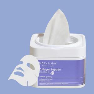 Productos coreanos para el cuidado de la piel Mascarilla facial Mary & May Collagen Peptide Vital Mask (30ea) - Product Image 2