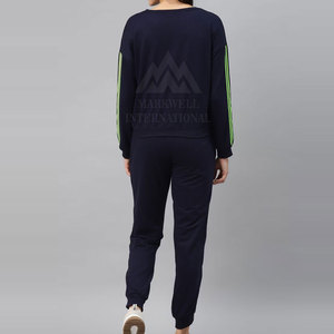 Traje Deportivo de Algodón Cortavientos con Logotipo Personalizado, Traje Deportivo para Mujer de Talla Grande, Estilo Único - Product Image 3