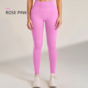 Nueva moda Europa y los Estados Unidos Leggings con agujero lateral Rosa Moda femenina Polainas ajustadas Agujero lateral Pantalones de pie pequeño Mujer - Product Image 6