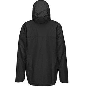 Chaqueta de lluvia ligera para hombre al por mayor, cortavientos para ciclismo y correr, impermeable, con capucha, cuello levantado, decoración bordada - Product Image 6
