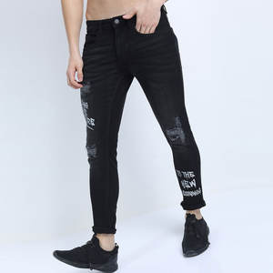 Bas prix en vrac quantité Street Wear Pantalons jeans en détresse pour hommes Produit tendance de l'industrie Pantalon jeans pour hommes à séchage rapide de grande taille - Product Image 3