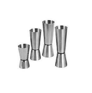 Double Jigger en cuivre Logo de couleur personnalisée métal Direct usine Premium en acier inoxydable Double vin fabricant en gros en inde - Product Image 5