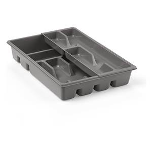 BLIM Assortiment PT001 0002 Porte-couverts double plateau (29x39x7cm) pour Veca, plateaux de rangement pratiques - Product Image 4