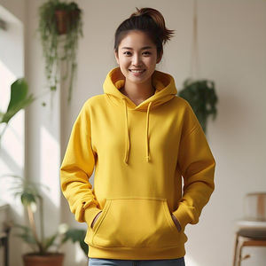 Oversize Drop Shoulder Hoodie Mujer Heavy 450 Gsm Fleece Hood Ladies Windproof Baggy Hoodie Mujer - Product Image 5