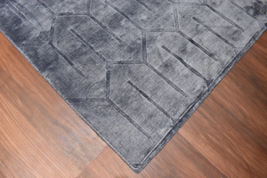 Alfombra Moderna de Diseño con Nudos Hechos a Mano, de Algodón y Lana, con Patrón Sólido, Antideslizante, para Decoración del Suelo - Product Image 4