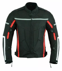 Chaquetas de moto de cuero personalizadas para hombres Chaquetas de moto profesionales de mejor diseño al por mayor - Product Image 4