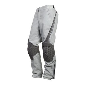 Pantalon de course de moto Slim Cordura fait de couleur grise, pantalon de motard de conception régulière sur mesure - Product Image 1