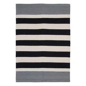 Swedish Modern Striped Cotton Flat <b>Weave</b> Rugs Indoor & Outdoor Use Economical Area Rugs & Sets with Great Value - Product Image 1