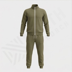 Conjunto Deportivo Elegante de Tela para Hombre, Ropa Deportiva para Entrenamiento, Conjunto de Dos Piezas con Sudadera con Capucha y Pantalones, Color Personalizado - Product Image 1