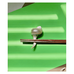 Seashell <b>Chopstick</b> <b>Rest</b> Smooth natural shell cutlery <b>rest</b> for <b>chopsticks</b> Asian cuisine presentation Vietnam - Product Image 3