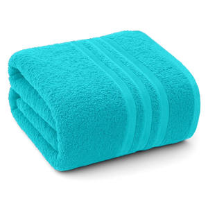 MultiTex International Luxurious 550 GSM 100% Cotton Eco-Friendly Dobby Weave Hypoallergenic <b>Extra</b> <b>Large</b> Bath <b>Towel</b> 24x48 INCH - Product Image 5