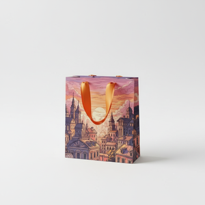 Bolsas de Papel Ecológicas Biodegradables de Diseño de Lujo para Envolver Regalos y Decoración, Logotipo Personalizado en Lámina Dorada, Fábrica en Vietnam - Product Image 2