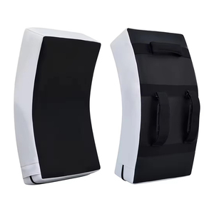 Meilleur prix pour bouclier de frappe en cuir PU pour la boxe, haute qualité, design haut de gamme, léger, motif imprimé, fabriqué au Pakistan, vente en gros - Product Image 1