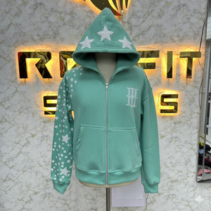 Sudadera con Capucha Deportiva de Corte Perfecto, Edición Deportiva, la Más Demandada, con Cremallera, Estampado Puff, Fabricada en Fábrica, Precio Económico, Sudaderas para Hombre - Product Image 3