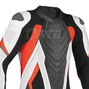 Professional Breathable Summer Motorcycle Riding Suit Unisex Protective Armor Leather <b>Racing</b> Wear CE Certified Custom OEM Supply - Product Image 3