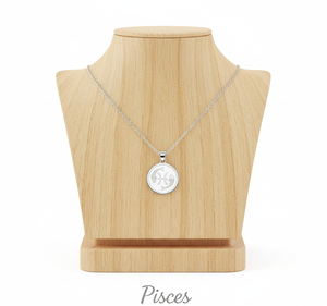 Collier avec pendentif signe du zodiaque en argent sterling 925 de haute qualité, plaqué or rose, 6 grammes, certifié par un tiers, sur mesure - Product Image 3