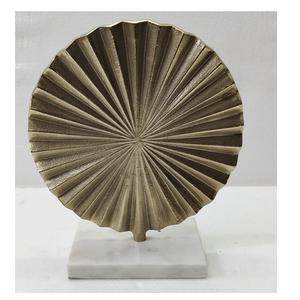 Décoration de table ronde de luxe décorative Sculpture en métal Meilleure vente de vaisselle moderne Objet rond pour la décoration - Product Image 1