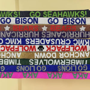 Colorful Rainbow <b>Stars</b> Beaded Embroidery Bag Strap Adjustable Wide Shoulder Belt Replacement Crossbody Purse Handles Gold Hooks - Product Image 3